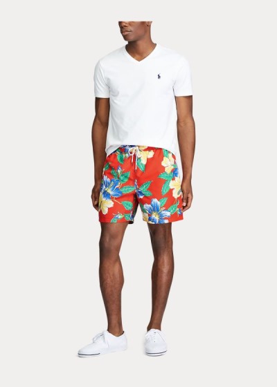 Men's Polo Ralph Lauren Traveler Floral Swimshorts | 695140KCJ